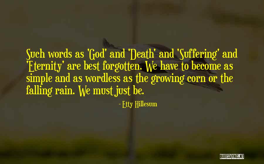 Rain And Death Quotes By Etty Hillesum Rain And Death Quotes By Etty Hillesum