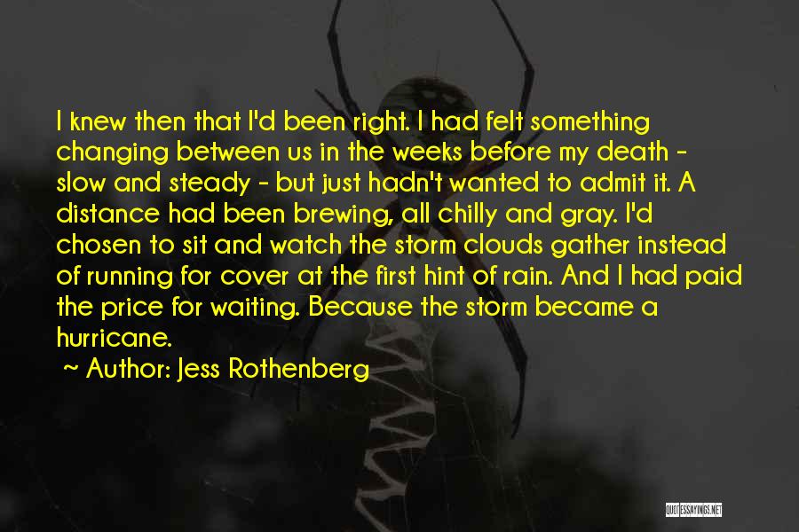 Rain And Death Quotes By Jess Rothenberg