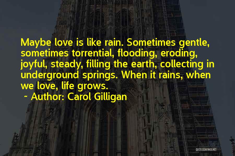Rain And Flooding Quotes By Carol Gilligan