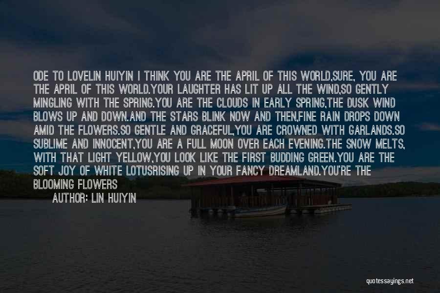Rain And Flowers Quotes By Lin Huiyin