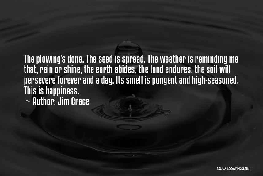 Rain And Happiness Quotes By Jim Crace