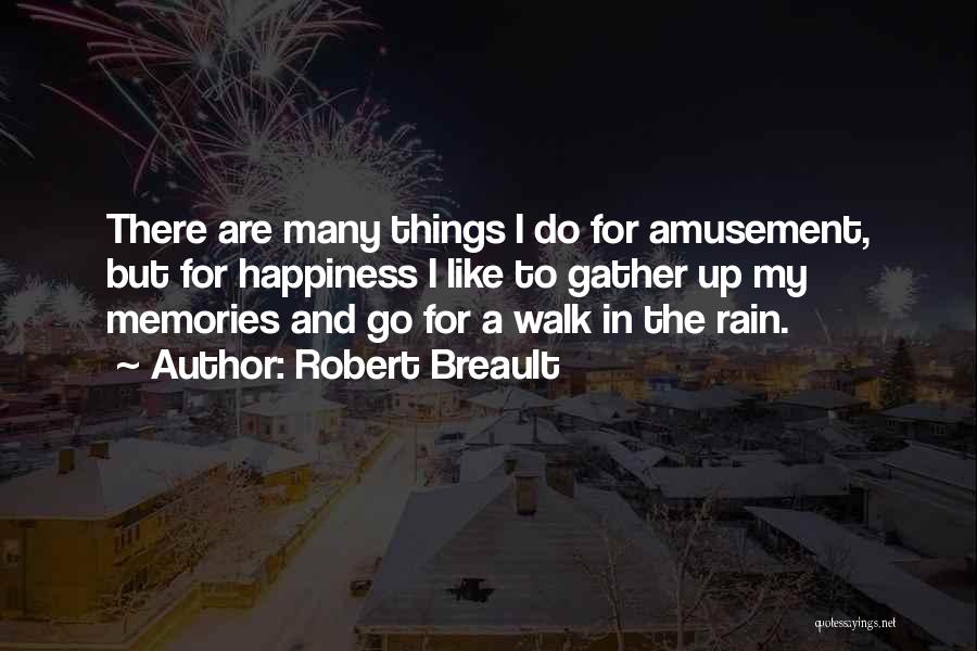 Rain And Happiness Quotes By Robert Breault