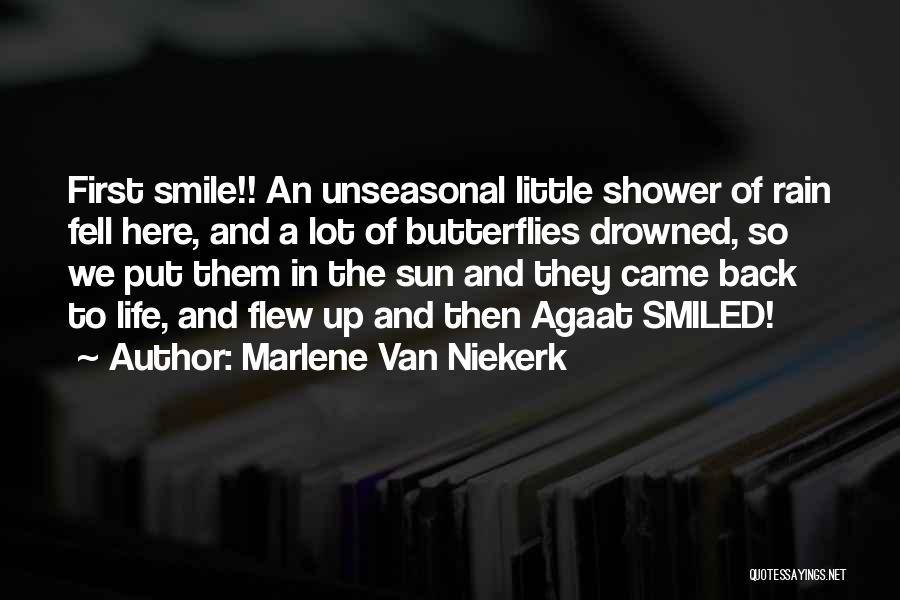 Rain And Quotes By Marlene Van Niekerk