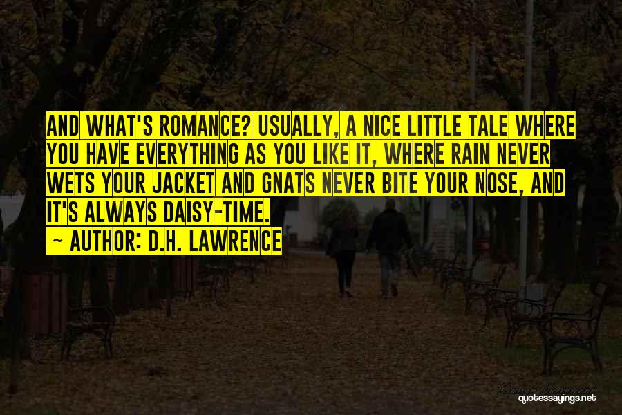 Rain And Romance Quotes By D.H. Lawrence