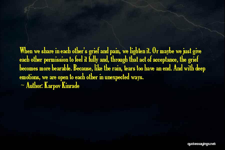 Rain And Romance Quotes By Karpov Kinrade
