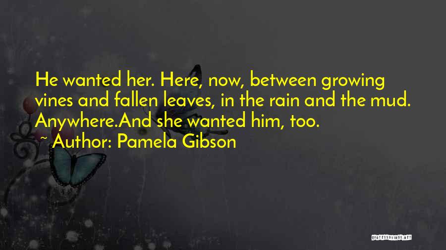 Rain And Romance Quotes By Pamela Gibson