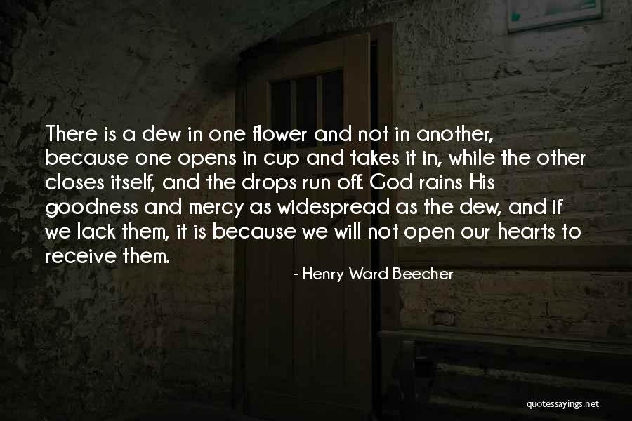 Rain And Running Quotes By Henry Ward Beecher