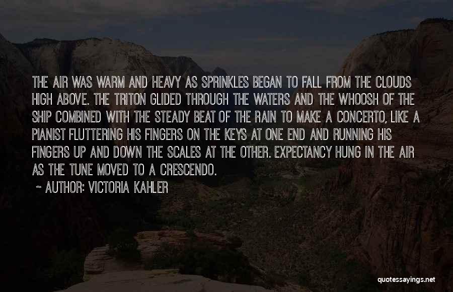 Rain And Running Quotes By Victoria Kahler