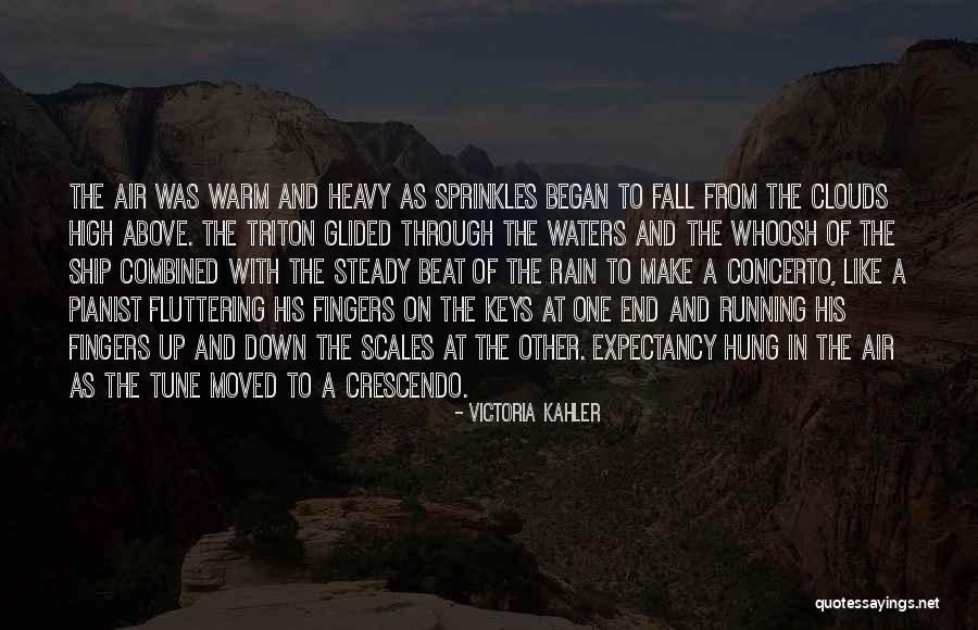 Rain And Running Quotes By Victoria Kahler