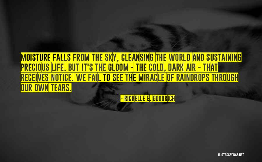 Rain And Sadness Quotes By Richelle E. Goodrich Rain And Sadness Quotes By Richelle E. Goodrich