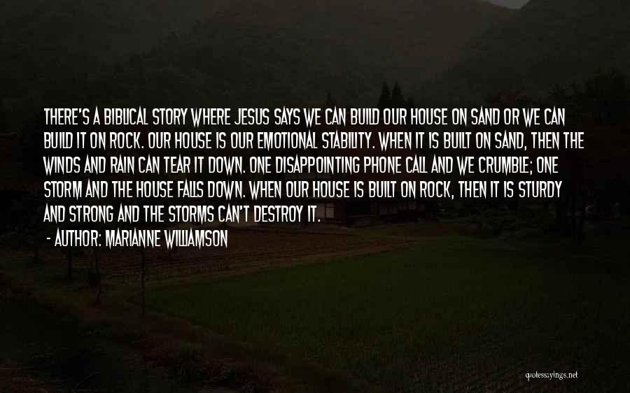 Rain And Storms Quotes By Marianne Williamson