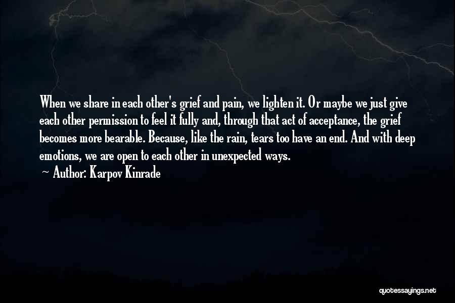 Rain And Tears Quotes By Karpov Kinrade