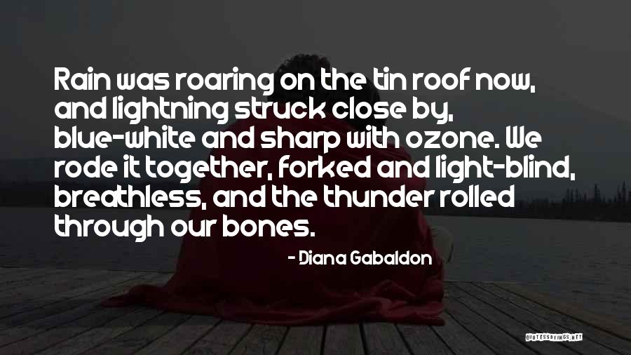 Rain And Thunder Quotes By Diana Gabaldon