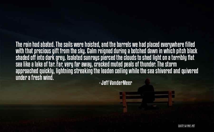 Rain And Thunder Quotes By Jeff VanderMeer