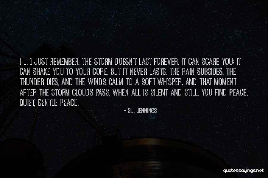 Rain And Thunder Quotes By S.L. Jennings