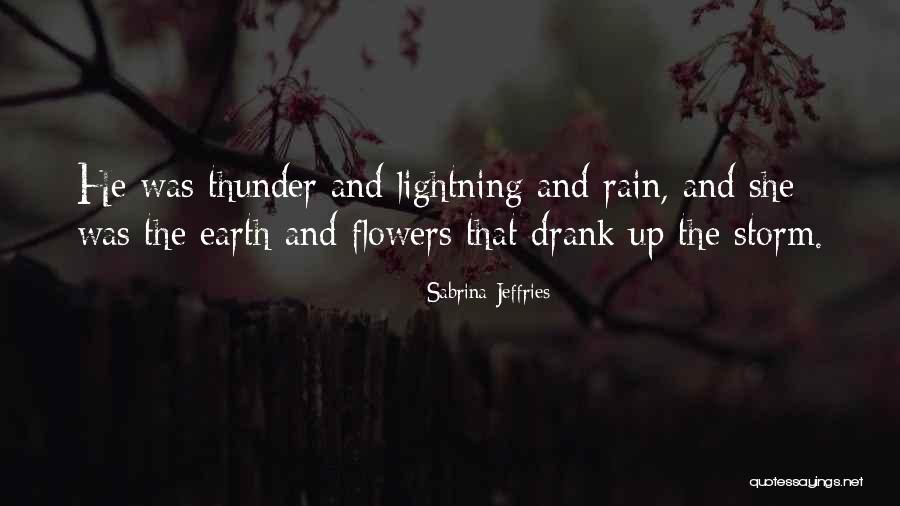 Rain And Thunder Quotes By Sabrina Jeffries