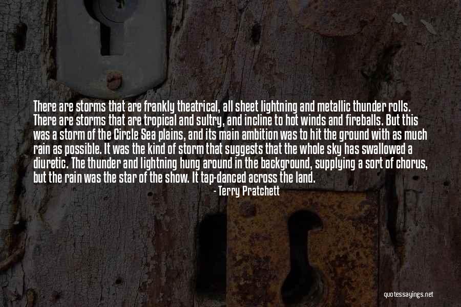 Rain And Thunder Quotes By Terry Pratchett