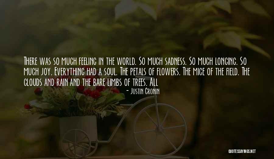 Rain And Trees Quotes By Justin Cronin