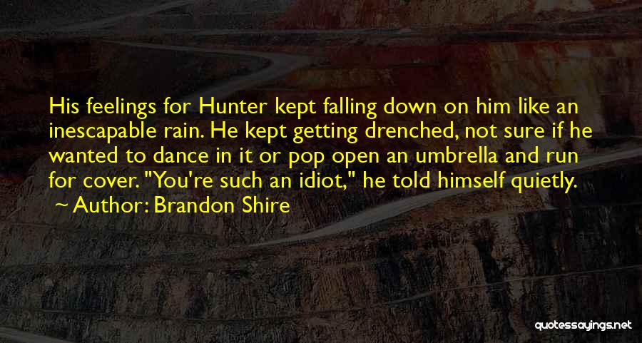 Rain And Umbrella Quotes By Brandon Shire