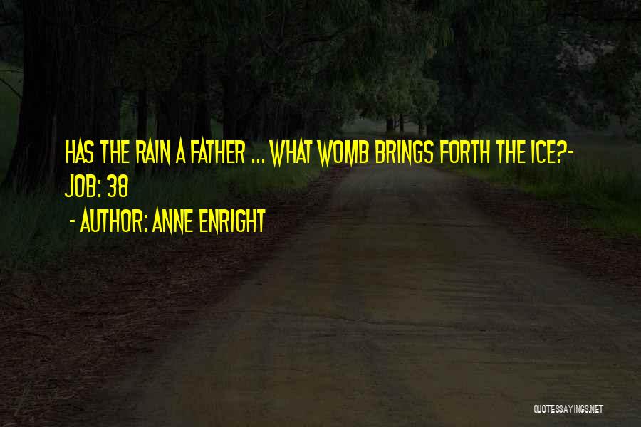 Rain Brings Quotes By Anne Enright