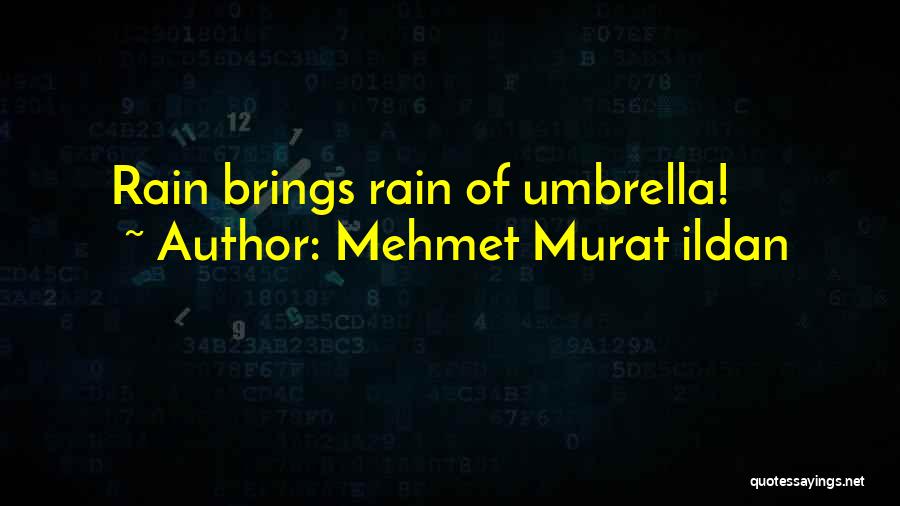 Rain Brings Quotes By Mehmet Murat Ildan