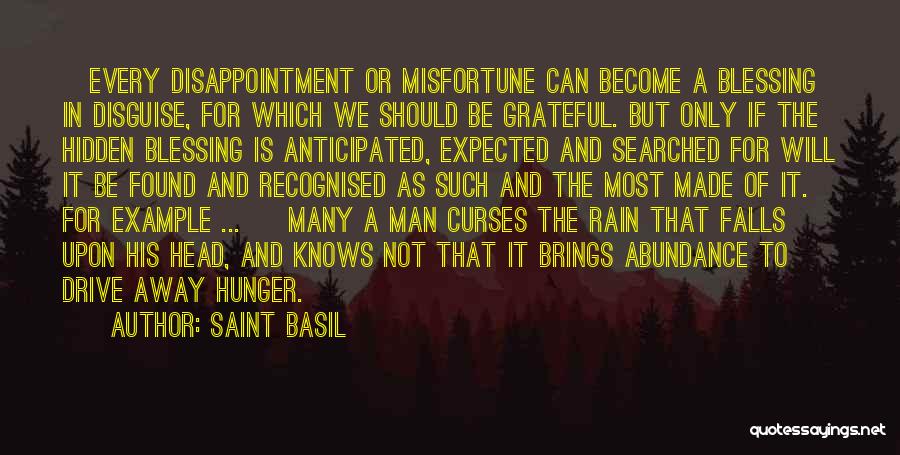 Rain Brings Quotes By Saint Basil