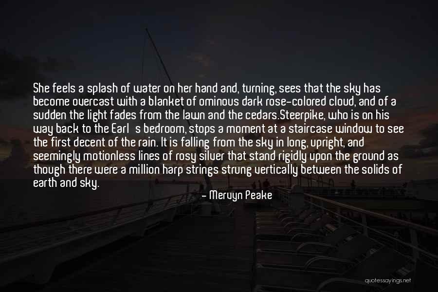 Rain Cloud Quotes By Mervyn Peake Rain Cloud Quotes By Mervyn Peake