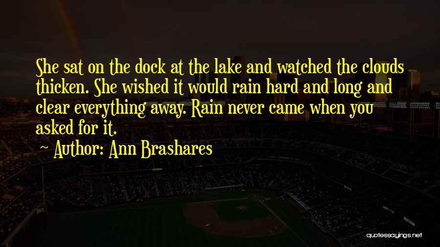 Rain Clouds Quotes By Ann Brashares