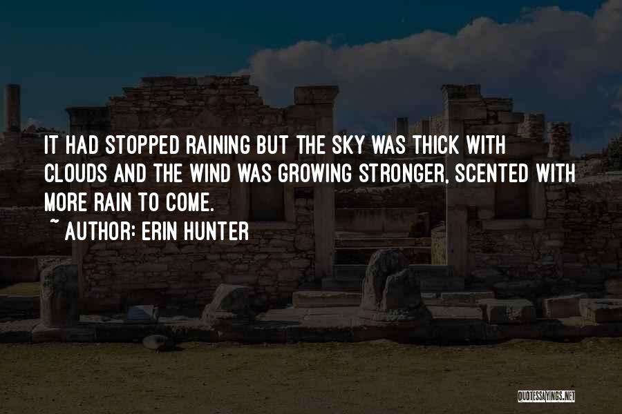 Rain Clouds Quotes By Erin Hunter