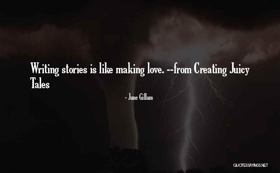 Rain From Abov Quotes By June Gillam