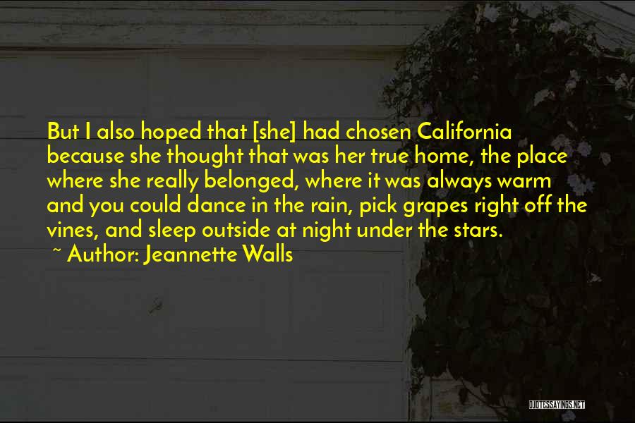 Rain In California Quotes By Jeannette Walls