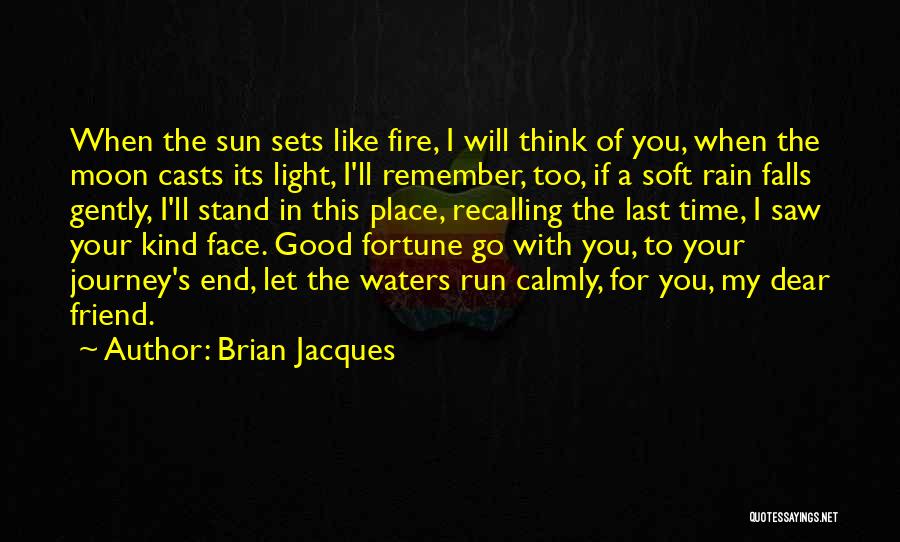 Rain In The Face Quotes By Brian Jacques