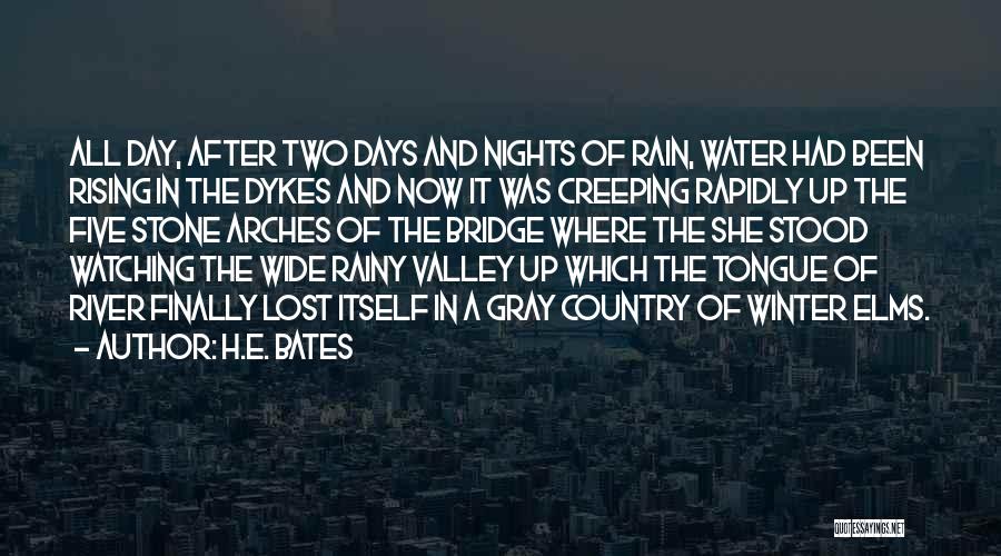 Rain In Winter Quotes By H.E. Bates