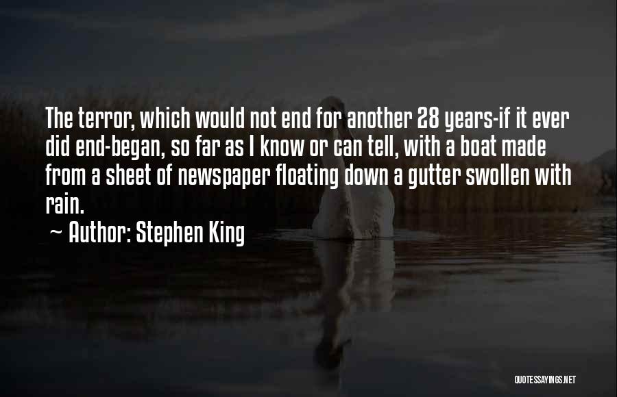 Rain One Line Quotes By Stephen King