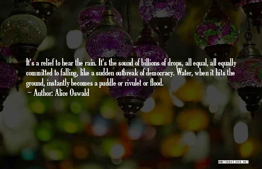 Rain Puddle Quotes By Alice Oswald