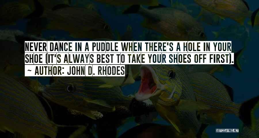 Rain Puddle Quotes By John D. Rhodes