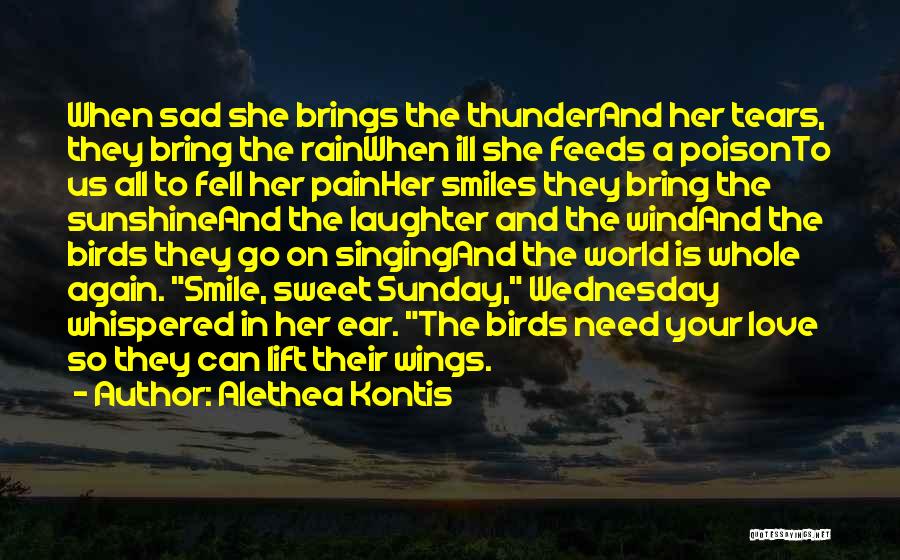Rain Sad Love Quotes By Alethea Kontis