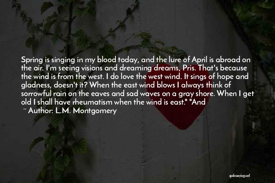 Rain Sad Love Quotes By L.M. Montgomery