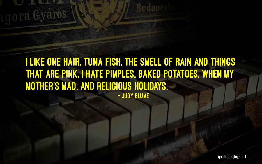 Rain Smell Quotes By Judy Blume