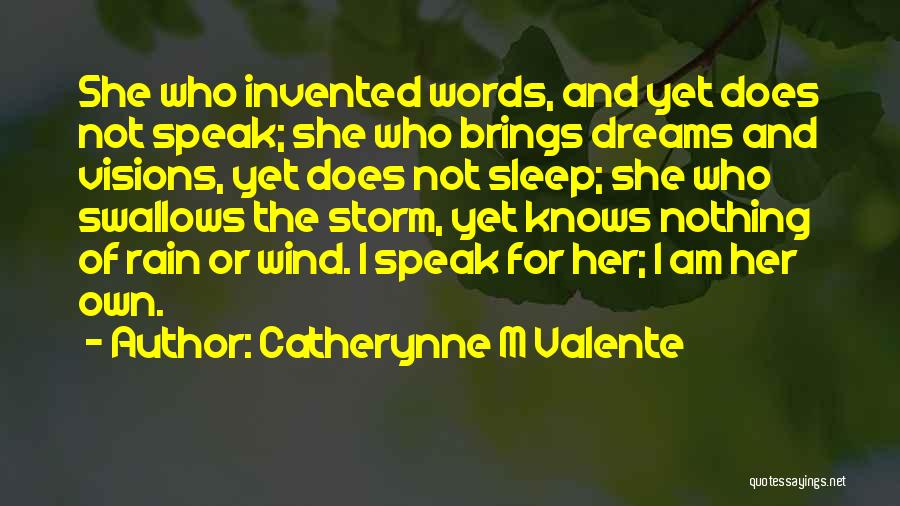 Rain Storm Quotes By Catherynne M Valente