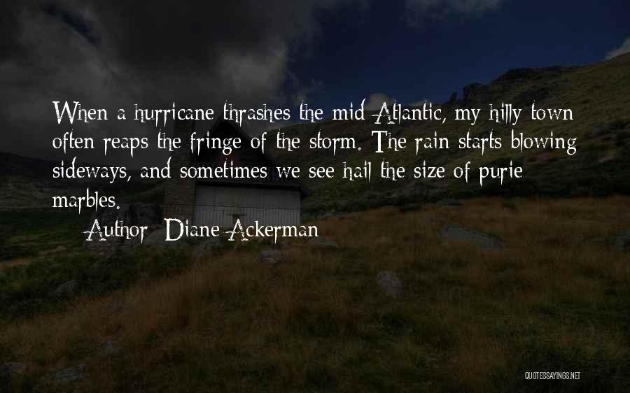 Rain Storm Quotes By Diane Ackerman