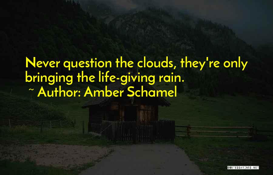 Rain Storms Quotes By Amber Schamel