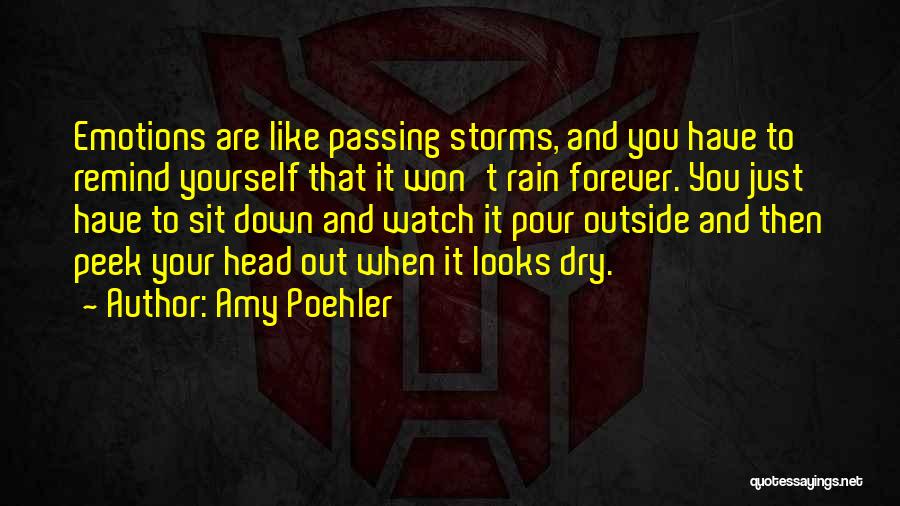 Rain Storms Quotes By Amy Poehler