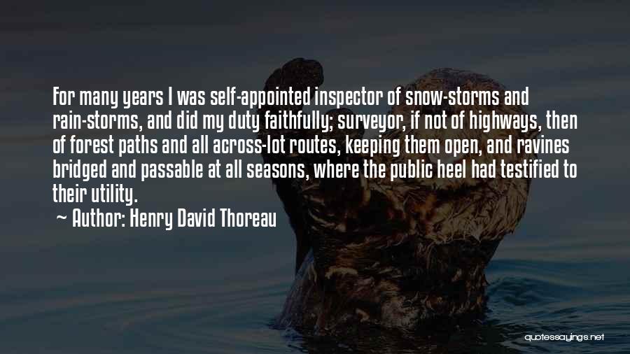 Rain Storms Quotes By Henry David Thoreau