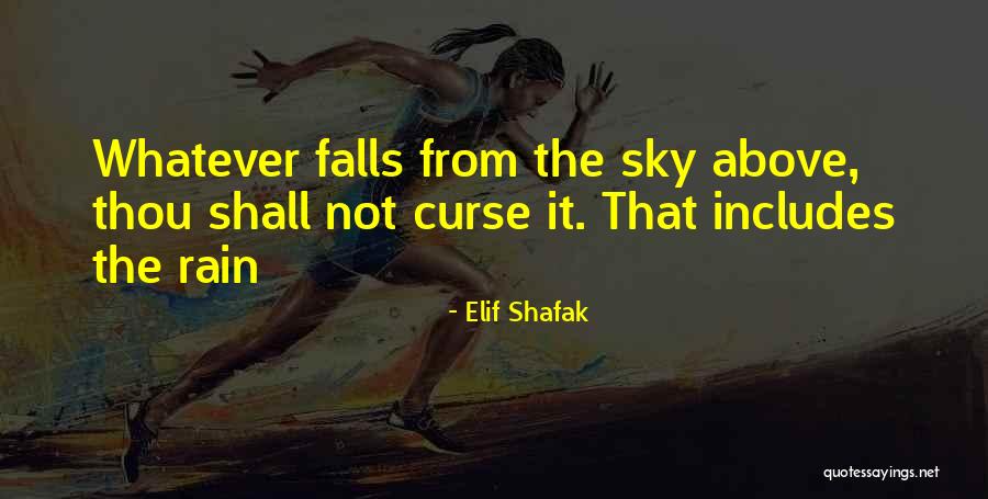 Rain That Falls Quotes By Elif Shafak