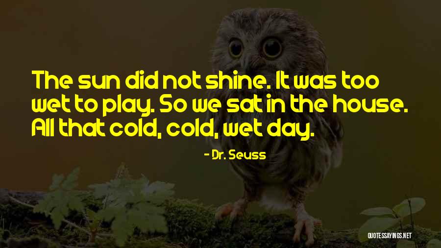 Rain The Sun Quotes By Dr. Seuss Rain The Sun Quotes By Dr. Seuss