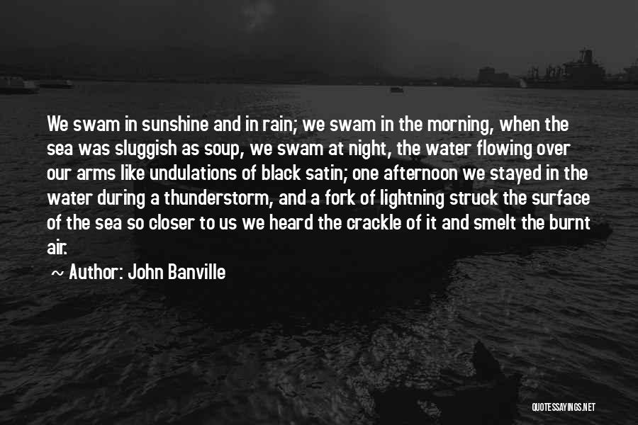 Rain Thunderstorm Quotes By John Banville