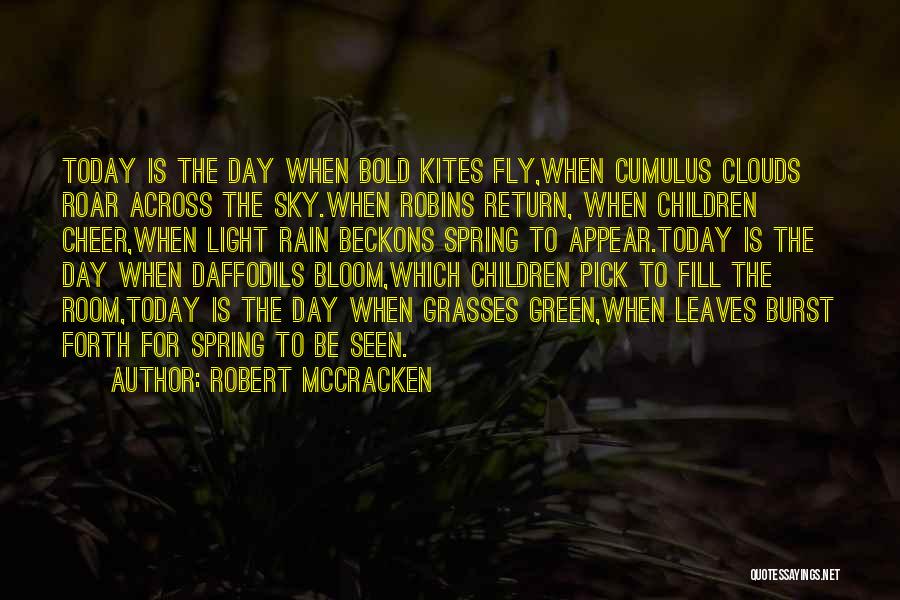 Rain Today Quotes By Robert McCracken