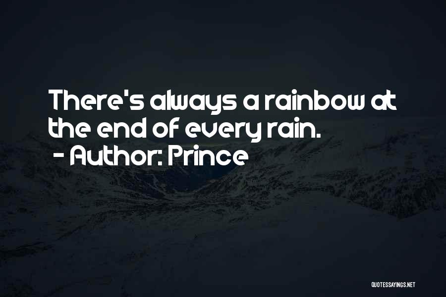 Rainbow And Rain Quotes By Prince