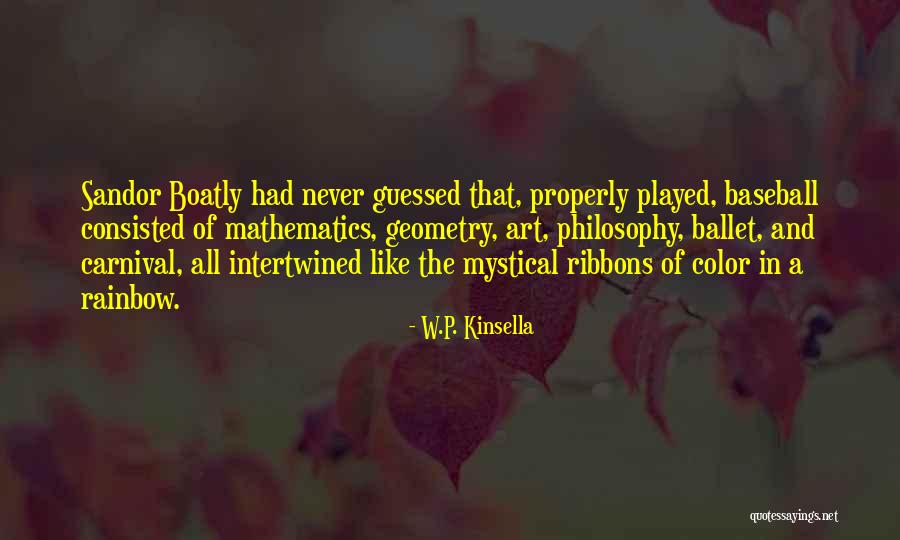 Rainbow Color Quotes By W.P. Kinsella Rainbow Color Quotes By W.P. Kinsella